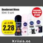 Allahindlus - Deodorant Nivea