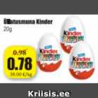 Яйцо сюрприз Kinder 20 г