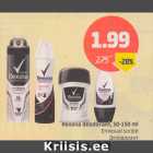 Allahindlus - Rexona deodorant, 50-150 ml