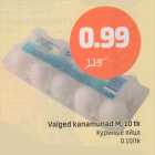 valged kanamunad M, 10 tk