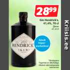 Alkohol - Gin Hendrick