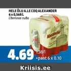 HELE ÕLU A.LE COQ ALEXANDER