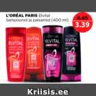 L´OREAL PARIS Elvital  šampoonid ja palsamid (400 ml)