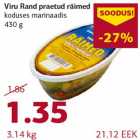 Viru Rand praetud räimed koduses marinaadis 430 g