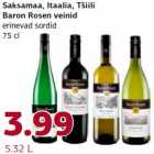 Saksamaa, Itaalia, Tšiili
Baron Rosen veinid
