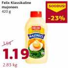 Felix Klassikaline
majonees
420 g