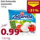 Моцарелла
Zott Zottarella 125 г