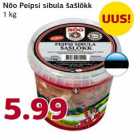 Nõo Peipsi sibula šašlõkk
1 kg