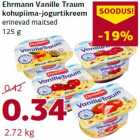 Allahindlus - Ehrmann Vanille Traum
kohupiima-jogurtikreem