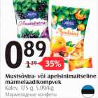 Allahindlus - Mustsõstra- või apelsinimaitseline marmelaadikompvek