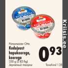 Allahindlus - Piimameister Otto Kodujuust hapukoorega, koorega, 330 g