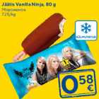 Jäätis Vanilla Ninja, 80 g
