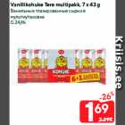 Vanillikohuke Tere multipakk, 7 x 43 g
