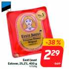 Эстонский сыр
Estover, 25,2%, 400 г