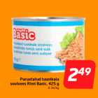 Дробленый тунец
в рассоле Rimi Basic, 425 г