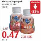 Allahindlus - Alma A+B jogurtijook