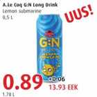 Allahindlus - A.Le Coq G:N Long Drink