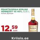 Allahindlus - PRANTSUSMAA KONJAK
HENNESSY VS 40%, 0,35 L