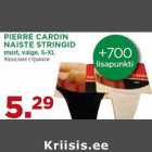 PIERRE CARDIN
NAISTE STRINGID
must, valge, S-XL