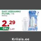 DAFI VEEKANNU
FILTER, 1 tk