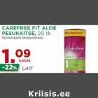 Allahindlus - CAREFREE FIT ALOE
PESUKAITSE, 20 tk