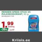 Allahindlus - MENNEN SPEED STICK X5
PULKDEODORANT, 50 g