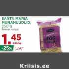 Allahindlus - SANTA MARIA
MUNANUUDLID,
250 g