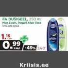 Allahindlus - FA DUŠIGEEL, 250 ml
Men Sport, Yogurt Aloe Vera