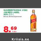 Allahindlus - SUURBRITANNIA VISKI
J.W.RED LABEL