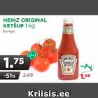 Allahindlus - HEINZ ORIGINAL
KETŠUP 1 kg
