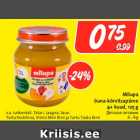 Allahindlus - Milupa
õuna-kõrvitsapüree
4+ kuud, 125 g
