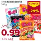 Trolli kummikommid
200 g