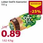 Leibur OatFit Kaeraröst
550 g