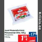 Juust Mozzarella kirsid,
Piimameister Otto, 125 g
