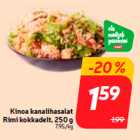 Салат с куриным мясом и киноа
Rimi kokkadelt, 250 г