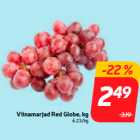 Магазин:Hüper Rimi, Rimi, Mini Rimi,Скидка:Виноград Red Globe, кг