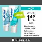 Hambapasta
Jordan, 75 ml

