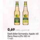 Eesti siider Sоmеrsbу Apple või Perry Pear 4,5% 330 ml
