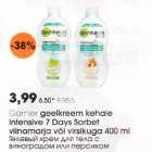 Gоrniеr geelkreem kehale lntensive 7 Doys Sorbet
viinamarja või virsikuga 400 ml