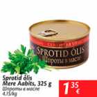 Sprotid õlis Mere Aabits, 325 g