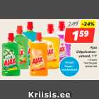 Ajax
üldpuhastusvahend,
1 l*