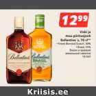 Allahindlus - Viski ja
muu piiritusjook
Ballantine´s, 70 cl**