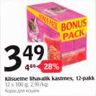 Allahindlus - Kiisueine lihavalik kastmes, 12-pakk