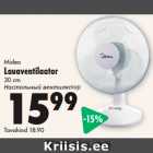 Midea
Lauaventilaator
30 cm 