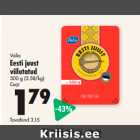 Valio
Eesti juust
viilutatud
500 g 