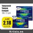 Tampoonid Tampax Compak