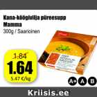 Allahindlus - Kana-köögivilja püreesupp
Mamma