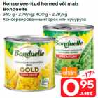 Konserveeritud herned või mais
Bonduelle

