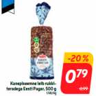 Конопляный хлеб с ржаными зернами
