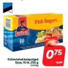 Рыбные палочки замороженные
Esva, 10 шт, 250 г